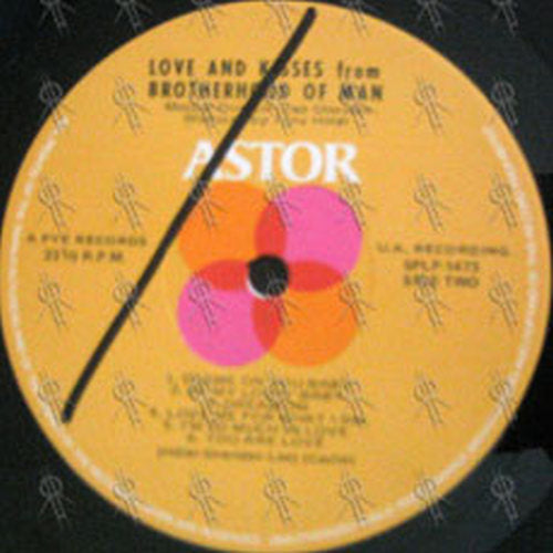 BROTHERHOOD OF MAN - Love And Kisses From Brotherhood Of Man - 3