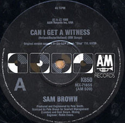 BROWN-- SAM - Can I Get A Witness? - 3