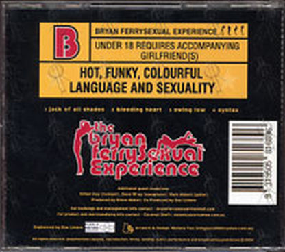 BRYAN FERRYSEXUAL EXPERIENCE-- THE - The Bryan Ferrysexual Experience - 2