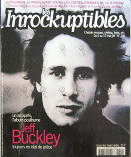 BUCKLEY-- JEFF - &#39;Les Inrockuptibles&#39; - 12th May 1998 - Jeff Buckley On Cover - 1