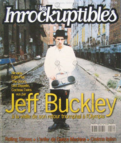 BUCKLEY-- JEFF - &#39;Les Inrockuptibles&#39; - 4th July 1995 - Jeff Buckley On Cover - 1