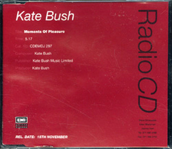 BUSH-- KATE - Moments Of Pleasure - 1