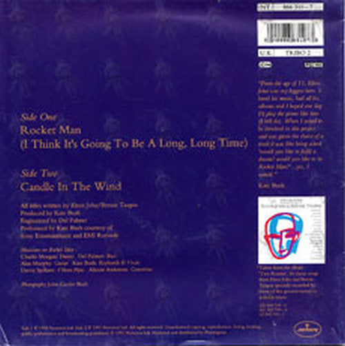 BUSH-- KATE - Rocket Man / Candle In The Wind - 2