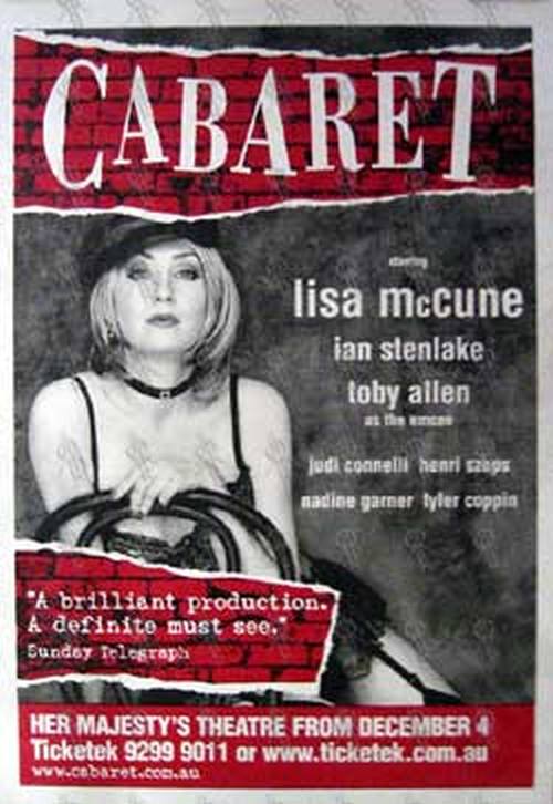 CABARET - &#39;Her Majesty&#39;s Theatre&#39; Show Poster - 1
