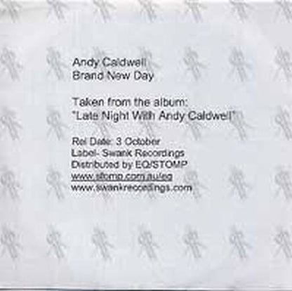 CALDWELL-- ANDY - Brand New Day - 1