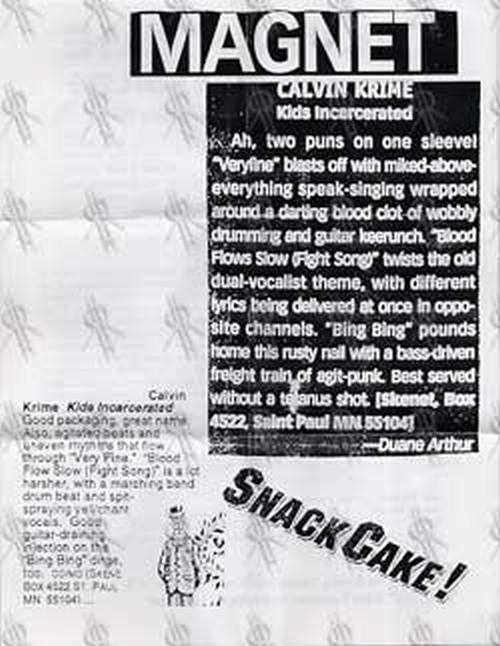 CALVIN KRIME - Dress For The Future - 3