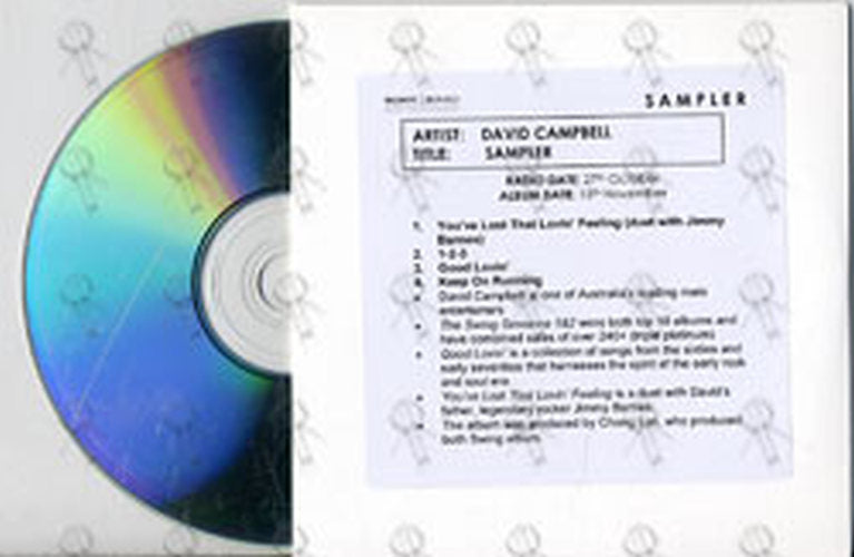 CAMPBELL-- DAVID - Sampler - With Jimmy Barnes - 2