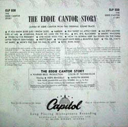 CANTOR-- EDDIE - The Eddie Cantor Story (Soundtrack) - 2