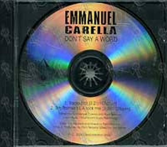 CARELLA-- EMMANUEL - Don&#39;t Say A Word - 1