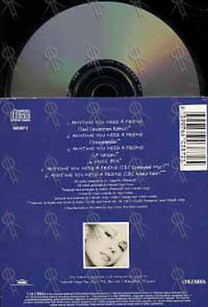 CAREY-- MARIAH - Anytime You Need A Friend - 2