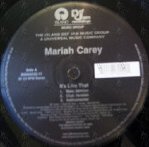 CAREY-- MARIAH - It&#39;s Like That - 2