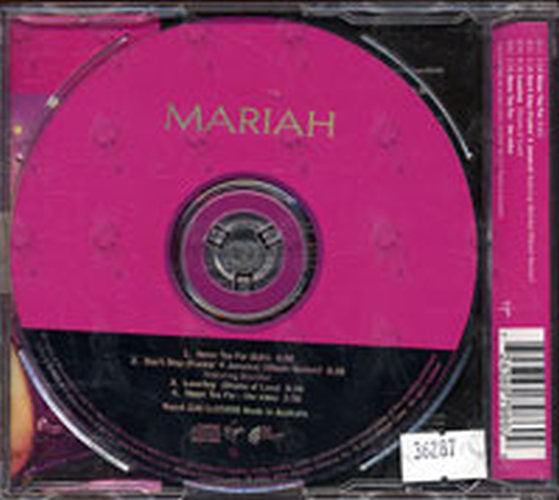 CAREY-- MARIAH - Never Too Far / Don&#39;t Stop (Funkin&#39; 4 Jamaica) (featuring Mystikal) - 2