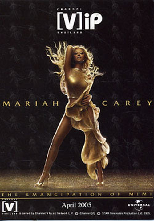 CAREY-- MARIAH - &#39;The Emancipation Of Mimi&#39; Taiwanese Promo Postcard - 1