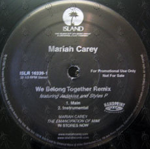 CAREY-- MARIAH - We Belong Together - 2