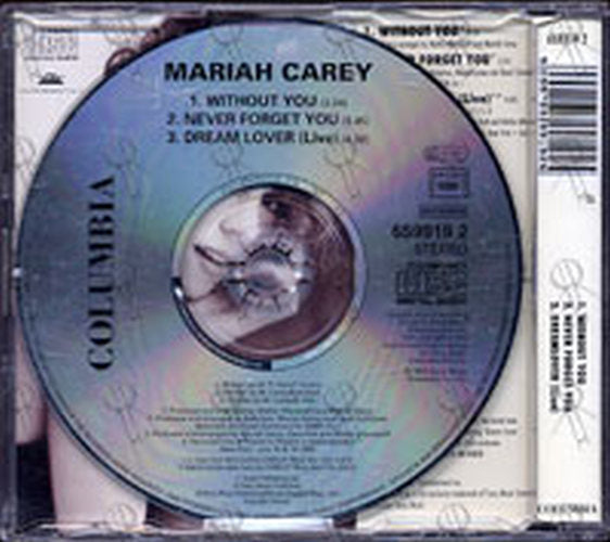 CAREY-- MARIAH - Without You & Never Forget You - 2