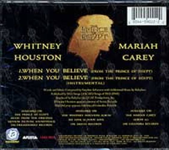CAREY-- MARIAH|HOUSTON-- WHITNEY - When You Believe - 2