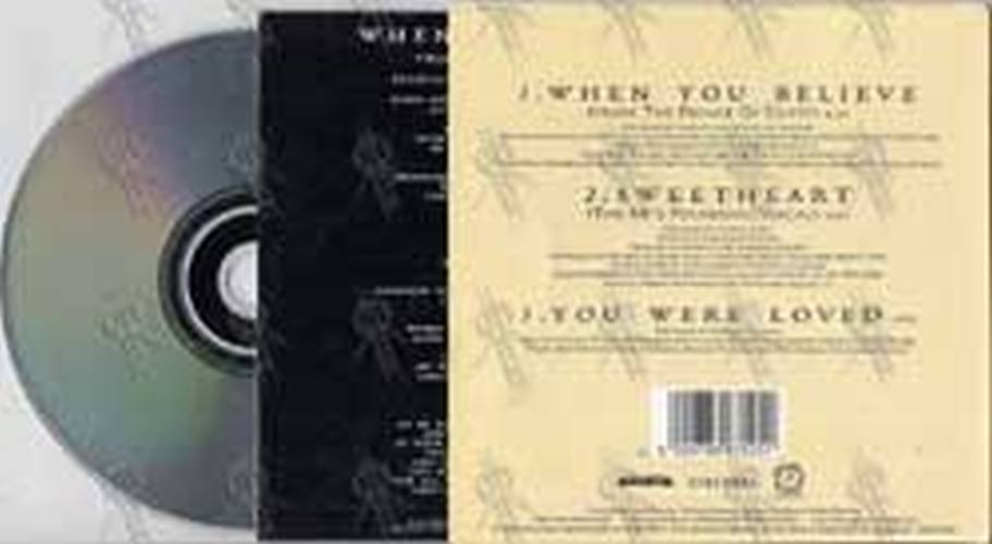 CAREY-- MARIAH|HOUSTON-- WHITNEY - When You Believe - 2