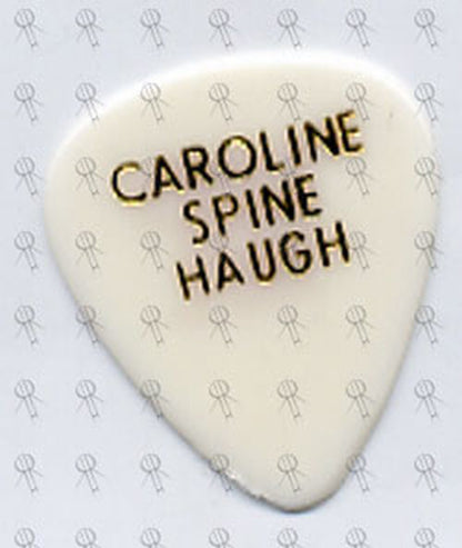 CAROLINE'S SPINE - White Mark Haugh Guitar Pick - 1