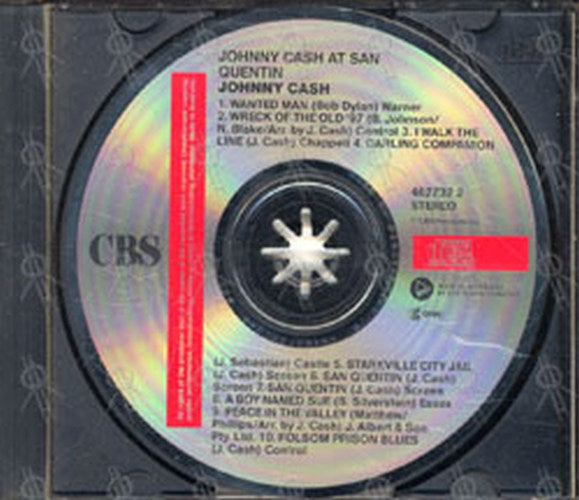 CASH-- JOHNNY - Johnny Cash At San Quentin - 3