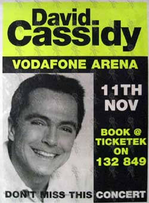CASSIDY-- DAVID - &#39;Vodafone Arena