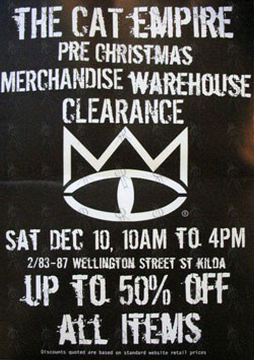Merchandise Clearance' Rare Records Au