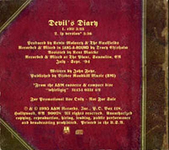 CAULFIELDS-- THE - Devil&#39;s Diary - 2
