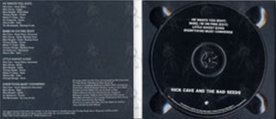 CAVE AND THE BAD SEEDS-- NICK - He Wants You / Babe I'm On Fire - 3