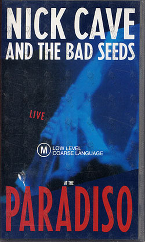 CAVE AND THE BAD SEEDS-- NICK - Live At The Paradiso - 1