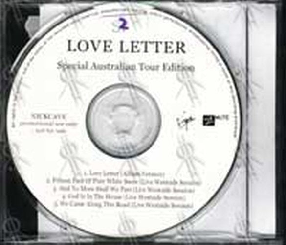 CAVE AND THE BAD SEEDS-- NICK - Love Letter - 2