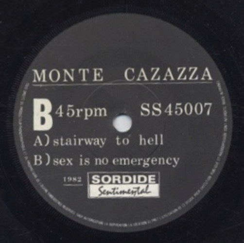 CAZAZZA-- MONTE - Stairway To Hell / Sex Is No Emergency - 4