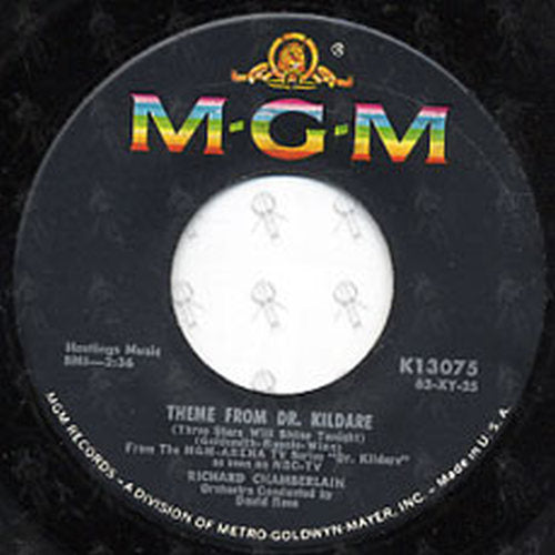CHAMBERLAIN-- RICHARD - Theme From Dr. Kildare (Three Stars Will Shine Tonight) - 2