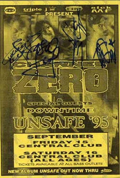 CHANNEL ZERO - Unsafe Sept 1995 Tour