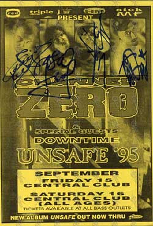 CHANNEL ZERO - Unsafe Sept 1995 Tour