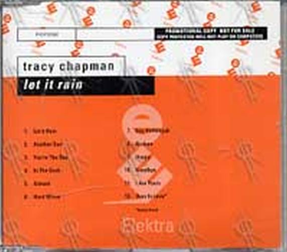 CHAPMAN-- TRACY - Let It Rain - 1