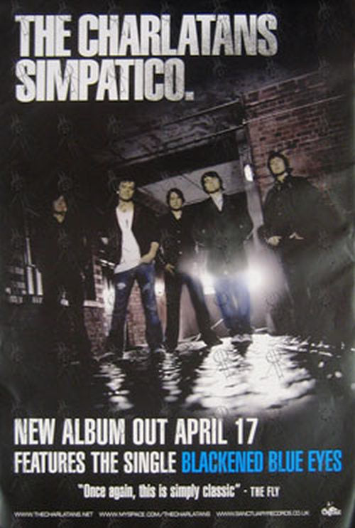 CHARLATANS-- THE - &#39;Simpatico&#39; Album Poster - 1