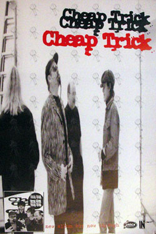CHEAP TRICK - S/T Album Promo Poster From 1997 - 1