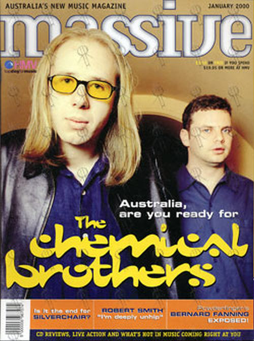 CHEMICAL BROTHERS-- THE - &#39;Massive&#39; - January 2000 - Chemical Brothers On Cover - 1