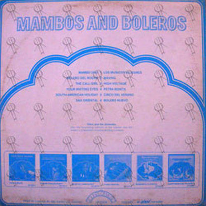 CHICO AND HIS ORCHESTRA - Mambos And Boleros - 2