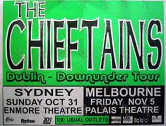 CHIEFTAINS-- THE - &#39;Dublin - Downunder Tour&#39; Poster - 1