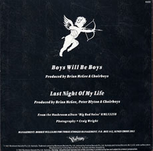 CHOIRBOYS - Boys Will Be Boys - 2