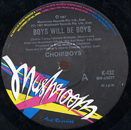CHOIRBOYS - Boys Will Be Boys - 3
