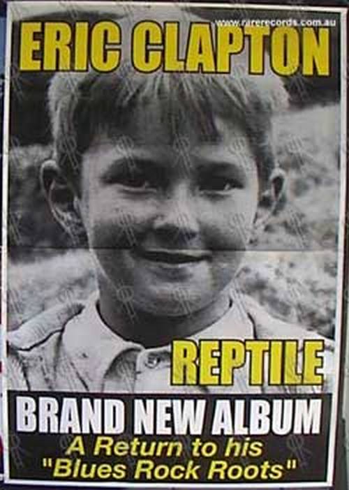 CLAPTON-- ERIC - 'Reptile' Poster - 1