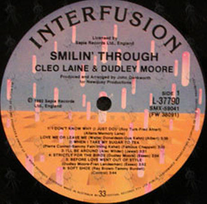 CLEO LAINE & DUDLEY MOORE - Smilin' Through - 3