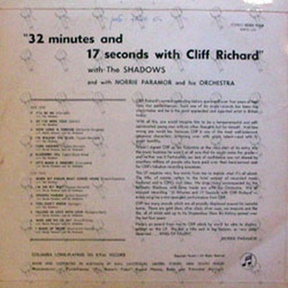 CLIFF RICHARD and the SHADOWS - 32 Minutes And 17 Seconds - 2