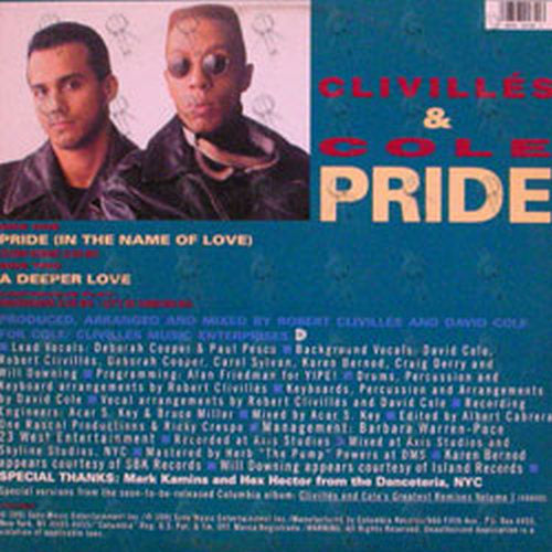 CLIVILLES & COLE - Pride (In The Name Of Love) - 2