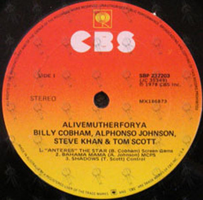 COBHAM-- BILLY - Alivemutherforya - 3