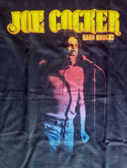 COCKER-- JOE - 'Hard Knocks' Australian Tour Black Girls T-Shirt - 2