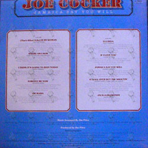 COCKER-- JOE - Jamaica Say You Will - 2
