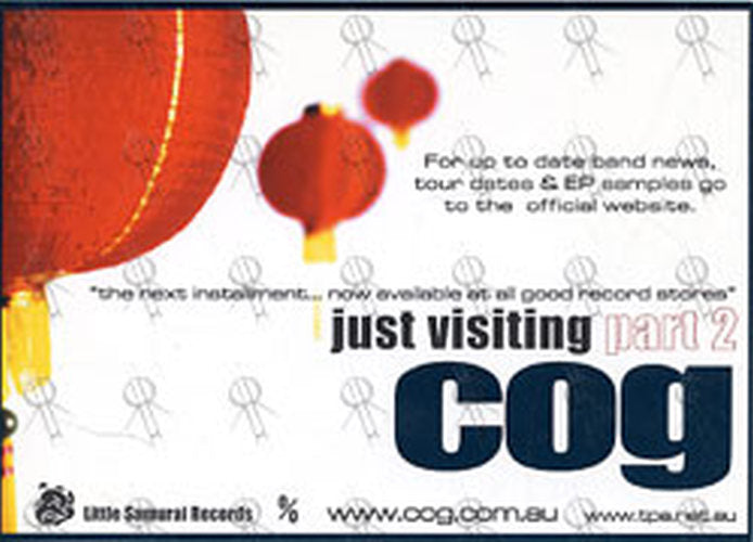 COG - &#39;Just Visiting Part 2&#39; Promo Flyer - 1