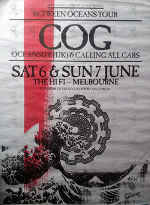 COG|OCEANSIZE - &#39;Between Oceans&#39; Australian Tour - The Hifi